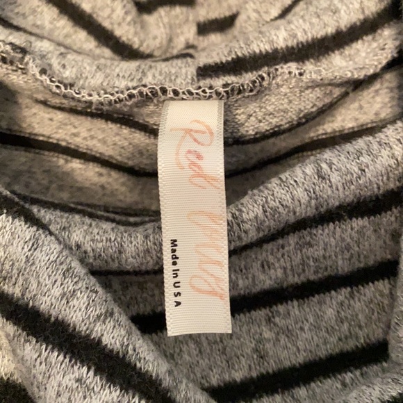 Boutique Print Block Cowl Neck Sweater - Picture 3 of 4